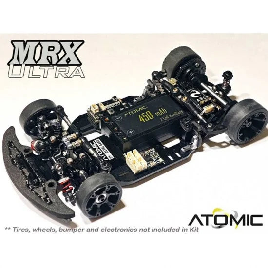 Atomic 1/28 MRX Ultra Linkless 2WD Pan Car Competition Chassis Kit EP w/o Electronics MXU-KIT