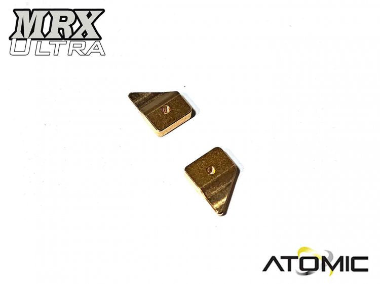 ATOMIC MXU Chassis Brass Mass Rear (1g, 2 pcs) MXU-UP04