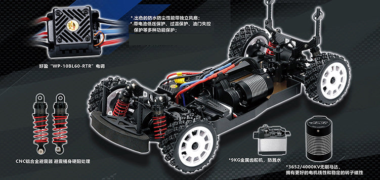 HNR 1/10 EP RALLY FOXHOUND 1/10 OFFROAD RACING CAR(NO.H9804)