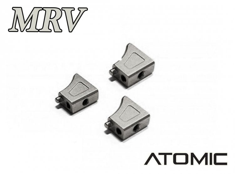 MRV Aluminium Servo Mount- (Ti color 1 set) MRV parts MRV-UP01