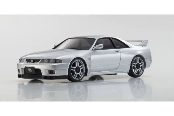KYSHO MINI-Z AWD NISSAN SKYLINE GT-R R33 V SPEC. SILVER BODY MZP468S