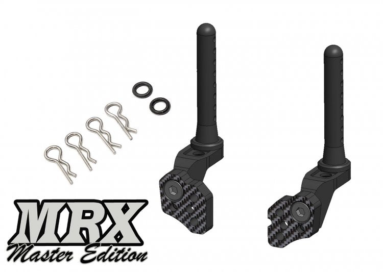 ATOMIC MRX Master Touring Lexan Body Mount REAR MRXME-UP04-B