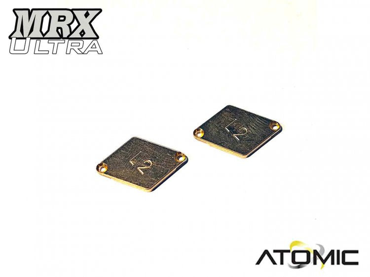 ATOMIC MXU Chassis Brass Mass L2 (2g, 2 pcs) MXU-UP03