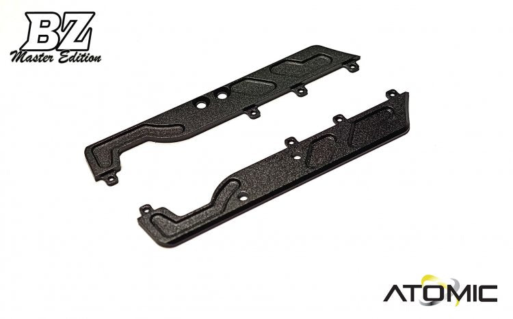 ATOMIC BZ5 Alu. Side Wing (1 pair)(Black) Aluminium Side Wing for BZ5, BZ Master chassis BZ5-UP06-K