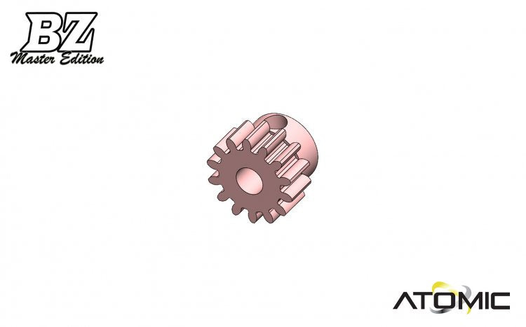 ATOMIC BZM Alu. Motor Pinion 14T BZM-UP06-14