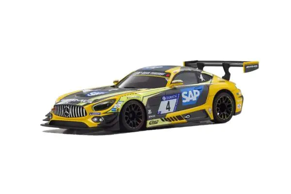 KYOSHO RWD MR-03W-MM Mercedes-AMG GT3 Yellow/Black BODY MZP254YBK