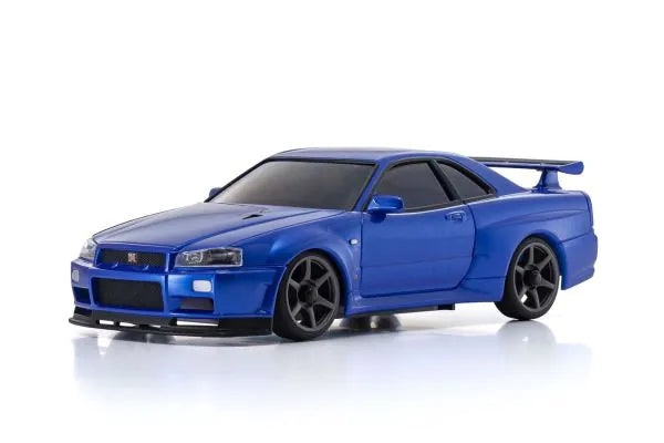 Kyosho MA-020S NISSAN SKYLINE GT-R R34 V.specⅡ Nur Metallic Blue Body MZP460MB