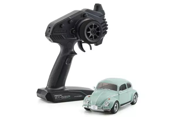 PRE-ORDER KYOSHO MINI-Z RWD MR-04 readyset VW Beetle 1966 Model Bahama Blue 32374BBL