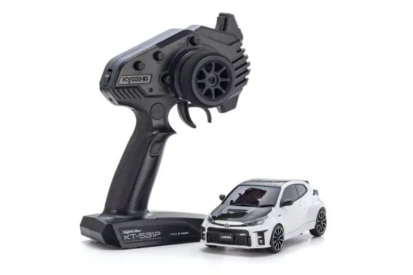 KYOSHO MINI-Z RWD MR-04 readyset Toyota GR YARIS Platinum White Pearl Mica 32360PW-T