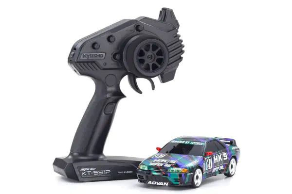 KYOSHO MINI-Z AWD MA020S HKS SKYLINE GT-R (R32) 1993 #87 32652HK RTR