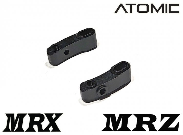 ATOMICMRV, MRX, MRZEX, MRZSF Aluminium Front Knuckle V2-Black MRZ-UP09-V2-K