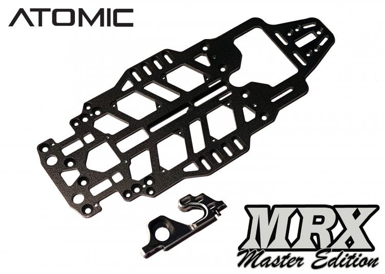 ATOMIC MRX Master Aluminim Chassis & Motor Mount (12 gram)  MRXME-UP10