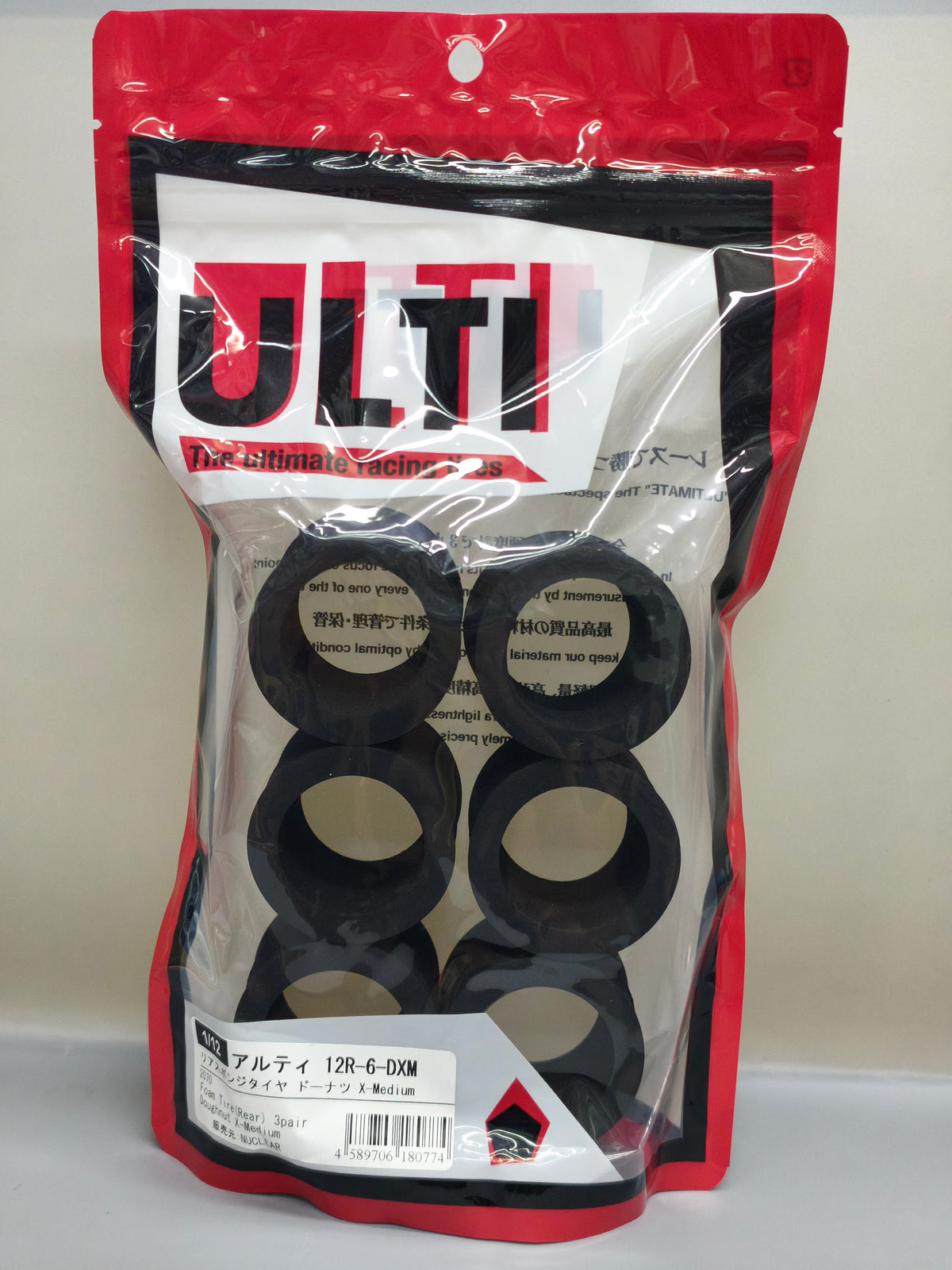 ULTI 1/12 REAR TIRE 6PCS 12R-6-DXM