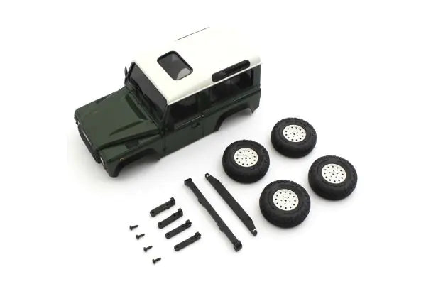 KYOSHO MINI-Z 4X4 MX-01 Land Rover Defender 90 C.Green Body MXBT09GR