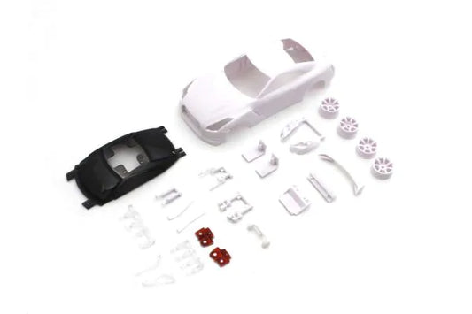 Kyosho Mini-z NISSAN GT-R (R35) White Body set (w/Rim for AWD) MZN210
