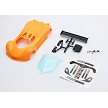 Reflex Racing MF-1 ABS Plastic Body Set (Yellow Sea Orange) RAW-001-SO