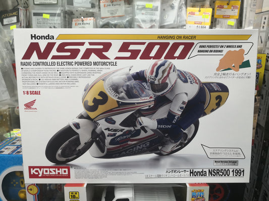 Kyosho 1/8 SCALE EP MOTORCYCLES HANGING ON RACER Honda NSR500 1991 Kit 34932